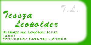 tessza leopolder business card